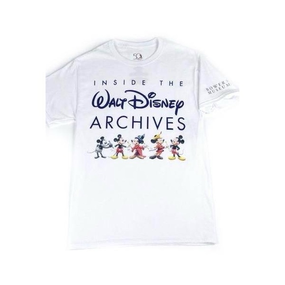 Disney Tops - Walt Disney Archives White 50th anniversary shirt, XL / extra large, gently worn
